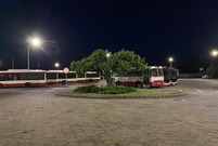 Zajezdnia nocą