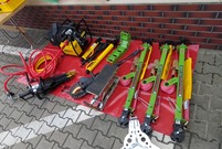 Prezentacja sprzętu strażackiego zakupionego z Budżetu Obywatelskiego Miasta Leszna na rok 2021