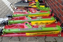 Prezentacja sprzętu strażackiego zakupionego z Budżetu Obywatelskiego Miasta Leszna na rok 2021