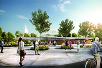 Wizualizacja Nowego Rynku po modernizacji - projekt: Front Architects