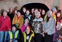 Uczestnicy Biegu Nocnego pod Wiatrakiem