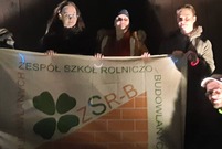 Uczestnicy Biegu Nocnego pod Wiatrakiem