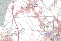 Mapa z objazdem ul. Wilkowickiej