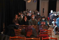 Uroczystość wręczenia stypendiów w sali Miejskiego Ośrodka Kultury