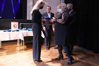 Uroczystość wręczenia stypendiów w sali Miejskiego Ośrodka Kultury