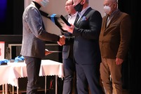 Uroczystość wręczenia stypendiów w sali Miejskiego Ośrodka Kultury