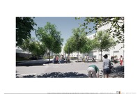 Wizualizacja nowego zagospodarowania terenu