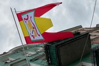 Flagi cechowe przyozdobiły leszczyński Rynek