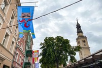 Flagi cechowe przyozdobiły leszczyński Rynek