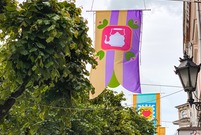 Flagi cechowe przyozdobiły leszczyński Rynek