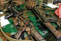 uroczysta przysięga wojskowa na rynku w Lesznie