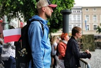 uroczysta przysięga wojskowa na rynku w Lesznie