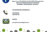 Plakat z informacjami 