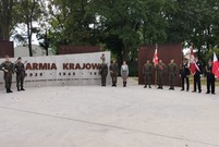 Uroczystości główne odbyły się pod Pomnikiem Żołnierzy Armii Krajowej