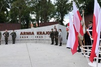 Uroczystości główne odbyły się pod Pomnikiem Żołnierzy Armii Krajowej