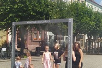 Kurtyna wodna na leszczyńskim Rynku