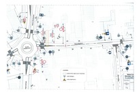 Mapka z tymczasową organizacją ruchu