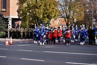 Główne uroczystości święta 11 Listopada odbywały się pod  pod Pomnikiem 200-lecia Konstytucji 3 Maja i Odzyskania Niepodległości.