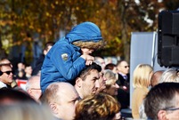 Główne uroczystości święta 11 Listopada odbywały się pod  pod Pomnikiem 200-lecia Konstytucji 3 Maja i Odzyskania Niepodległości.