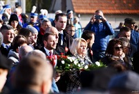 Główne uroczystości święta 11 Listopada odbywały się pod  pod Pomnikiem 200-lecia Konstytucji 3 Maja i Odzyskania Niepodległości.