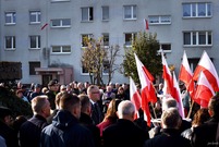 Główne uroczystości święta 11 Listopada odbywały się pod  pod Pomnikiem 200-lecia Konstytucji 3 Maja i Odzyskania Niepodległości.