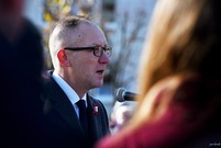 Główne uroczystości święta 11 Listopada odbywały się pod  pod Pomnikiem 200-lecia Konstytucji 3 Maja i Odzyskania Niepodległości.