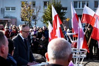 Główne uroczystości święta 11 Listopada odbywały się pod  pod Pomnikiem 200-lecia Konstytucji 3 Maja i Odzyskania Niepodległości.