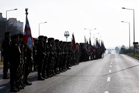 Główne uroczystości święta 11 Listopada odbywały się pod  pod Pomnikiem 200-lecia Konstytucji 3 Maja i Odzyskania Niepodległości.