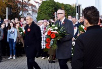 Główne uroczystości święta 11 Listopada odbywały się pod  pod Pomnikiem 200-lecia Konstytucji 3 Maja i Odzyskania Niepodległości.