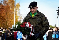 Główne uroczystości święta 11 Listopada odbywały się pod  pod Pomnikiem 200-lecia Konstytucji 3 Maja i Odzyskania Niepodległości.