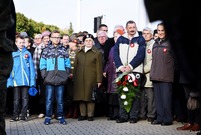 Główne uroczystości święta 11 Listopada odbywały się pod  pod Pomnikiem 200-lecia Konstytucji 3 Maja i Odzyskania Niepodległości.