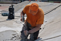 Testowe łatanie nawierzchni na Skateplazie w Lesznie zakończone. Trwa obserwacja efektów