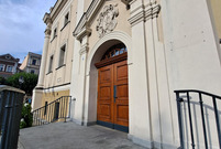 Odnowione drzwi ratusza w Lesznie