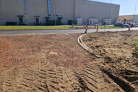 Budowa ulicy Mierniczej w strefie IDEA w Lesznie potrwa do jesieni. 