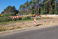 Prace na Mierniczej w Lesznie. 