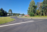 Dzięki sieci nowych dróg poruszanie się po strefie IDEA jest teraz dużo wygodniejsze. Na zdjęciu ulica Projektantów.