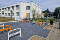 Nowy parking rowerowy przy ulicy Kurpińskiego już gotowy