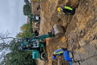 Postępy prac na ulicy Kiepury