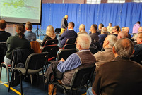 Zdjęcie ze spotklania z mieszkańcami dot. tuneli pod PKP w Zaborowie