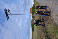 Lampy solarne oświetlają łącznik na Antonińskiej w Lesznie