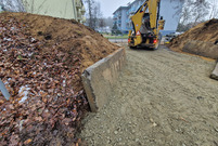 Dojazd do osiedla Na Skarpie będzie możliwy przez specjalnie wykonany przekop w wale ziemnym
