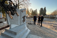 Tak wygląda pomnik  55. Poznańskiego Pułku Piechoty w Lesznie