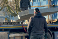 Trwa budowa pomnika Żołnierzy 55. Poznańskiego Pułku Piechoty w Lesznie