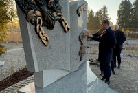 Tak wygląda pomnik  55. Poznańskiego Pułku Piechoty w Lesznie