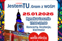 plakat finału WOŚP w Lesznie 25.01.2026