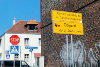 Tymczasowe oznakowanie na Święciechowskiej. 7 kwietnia 2026 rusza modernizacja