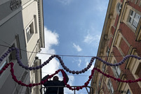 Instalacja nad ul. Bracką