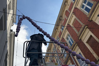 Instalacja nad ul. Bracką