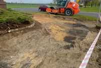 Budowa nowej trasy rowerowej wzdłuż ulicy Chocimskiej w dzielnicy Gronowo w Lesznie