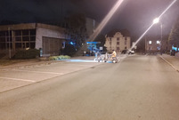 Trwa odnawianie oznakowania poziomego w Lesznie